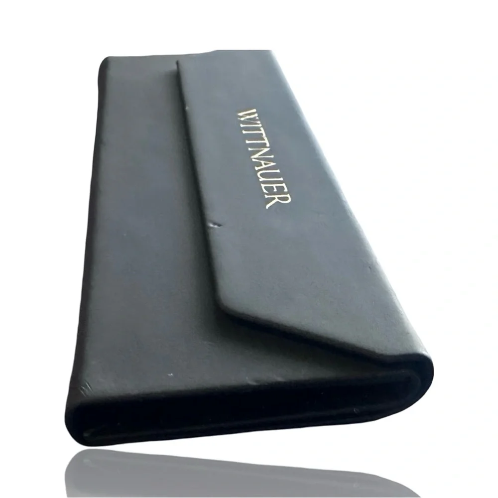 black Wittnauer eyeglasses case